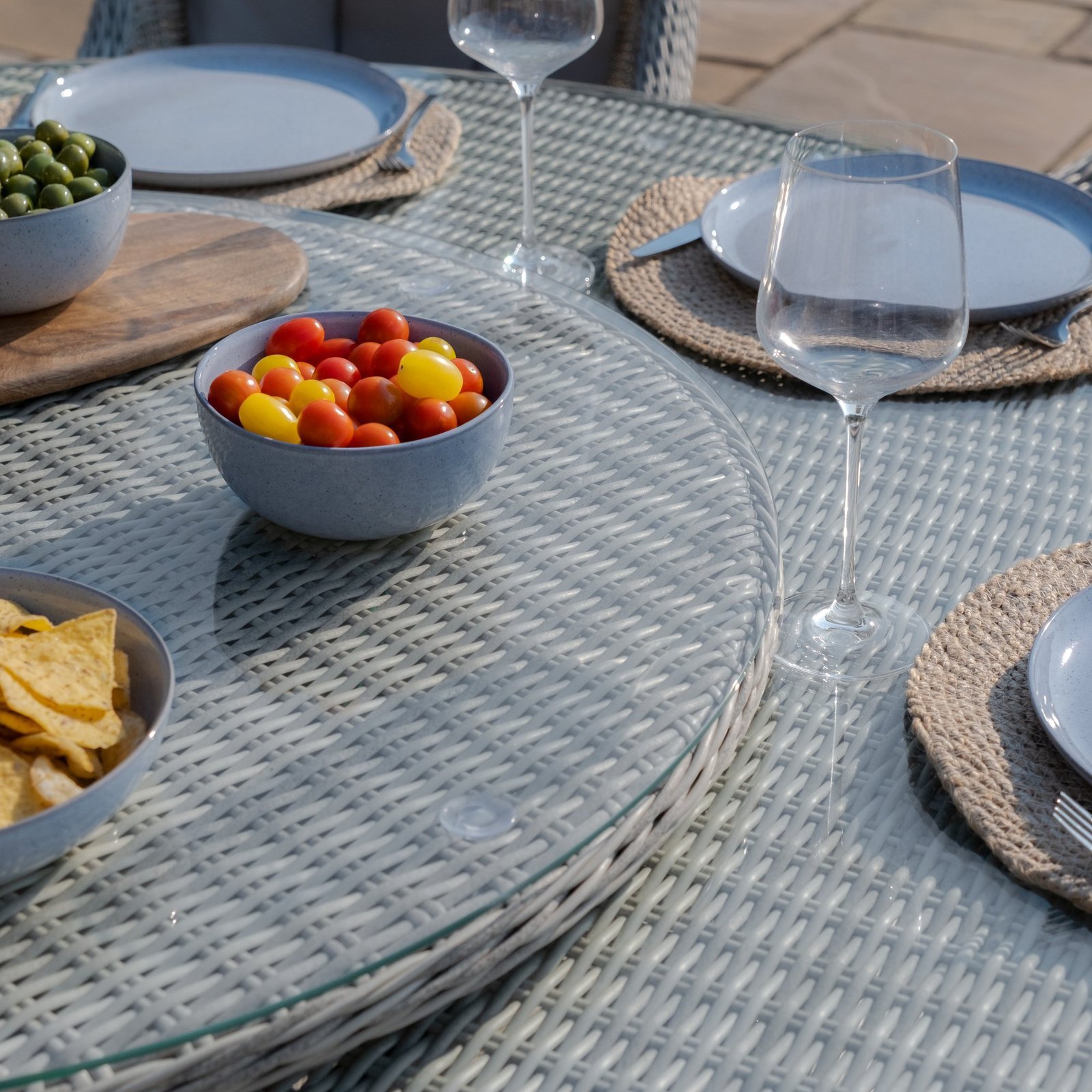 Oxford 8 Seat Round Dining Set - Image 14