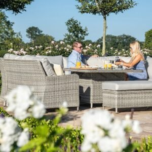Alternative view of B Oxford Royal U-Shaped Rattan Sofa Set