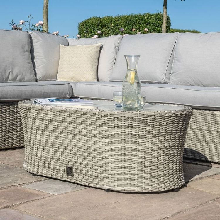 Oxford 6 Seater Large Rattan Corner Group with Chair - Image 5