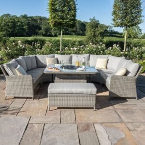 B Oxford Royal U-Shaped Rattan Sofa Set